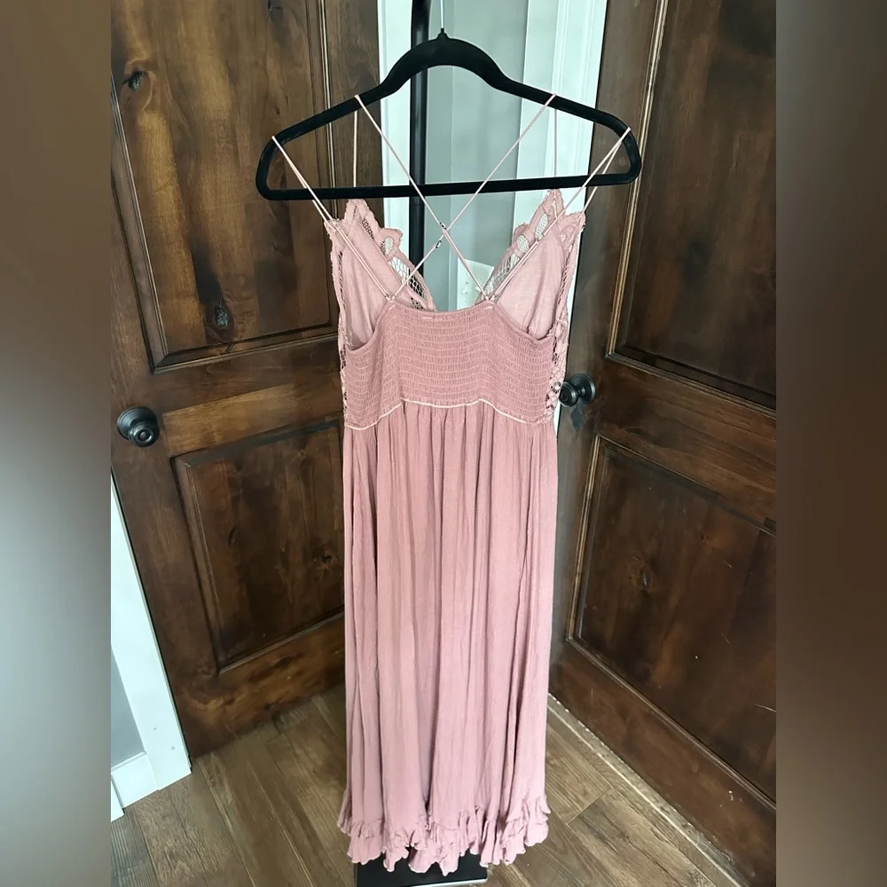 Free People One Adella Maxi Slip Dress Women’s L - Picture 5 of 6